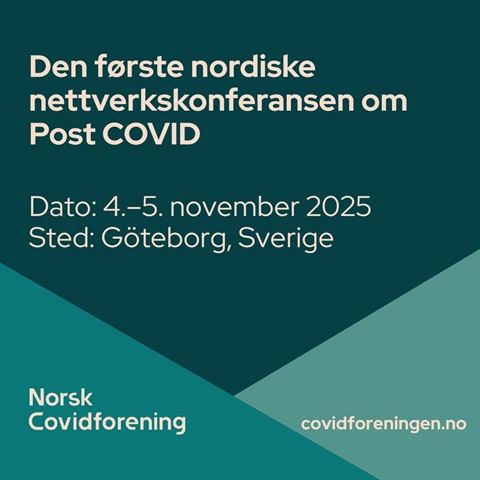 Den første nordiske nettverkskonferansen om Post COVID!
