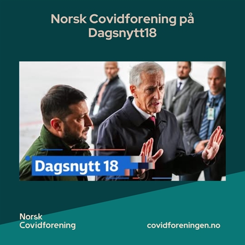 Norsk Covidforening på Dagsnytt18, NRK