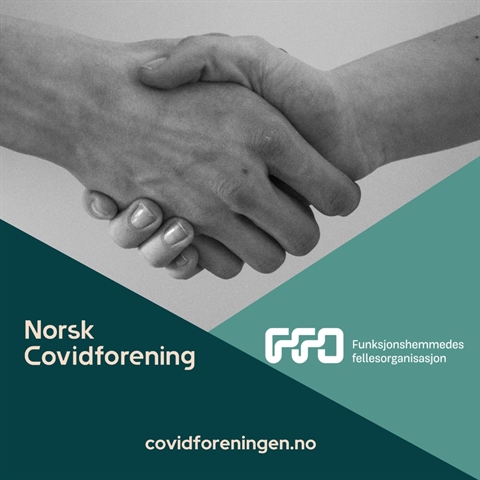 Norsk Covidforening har blitt medlem i FFO - Funksjonshemmedes fellesorganisasjon