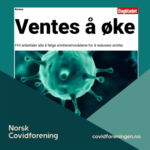 Økende smitte av Covid-19 i sommer