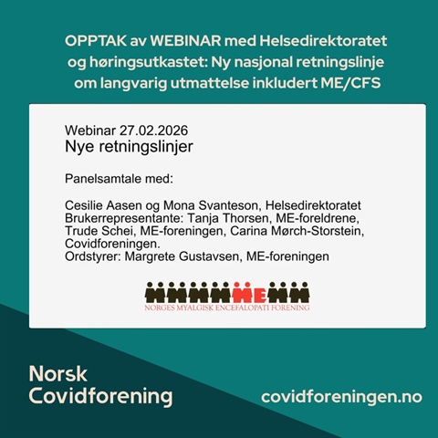 Opptak av webinar med Helsedirektoratet 27.02.2026